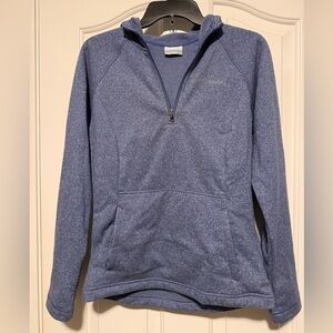 Columbia Heathered Blue Zip-Up Jacket